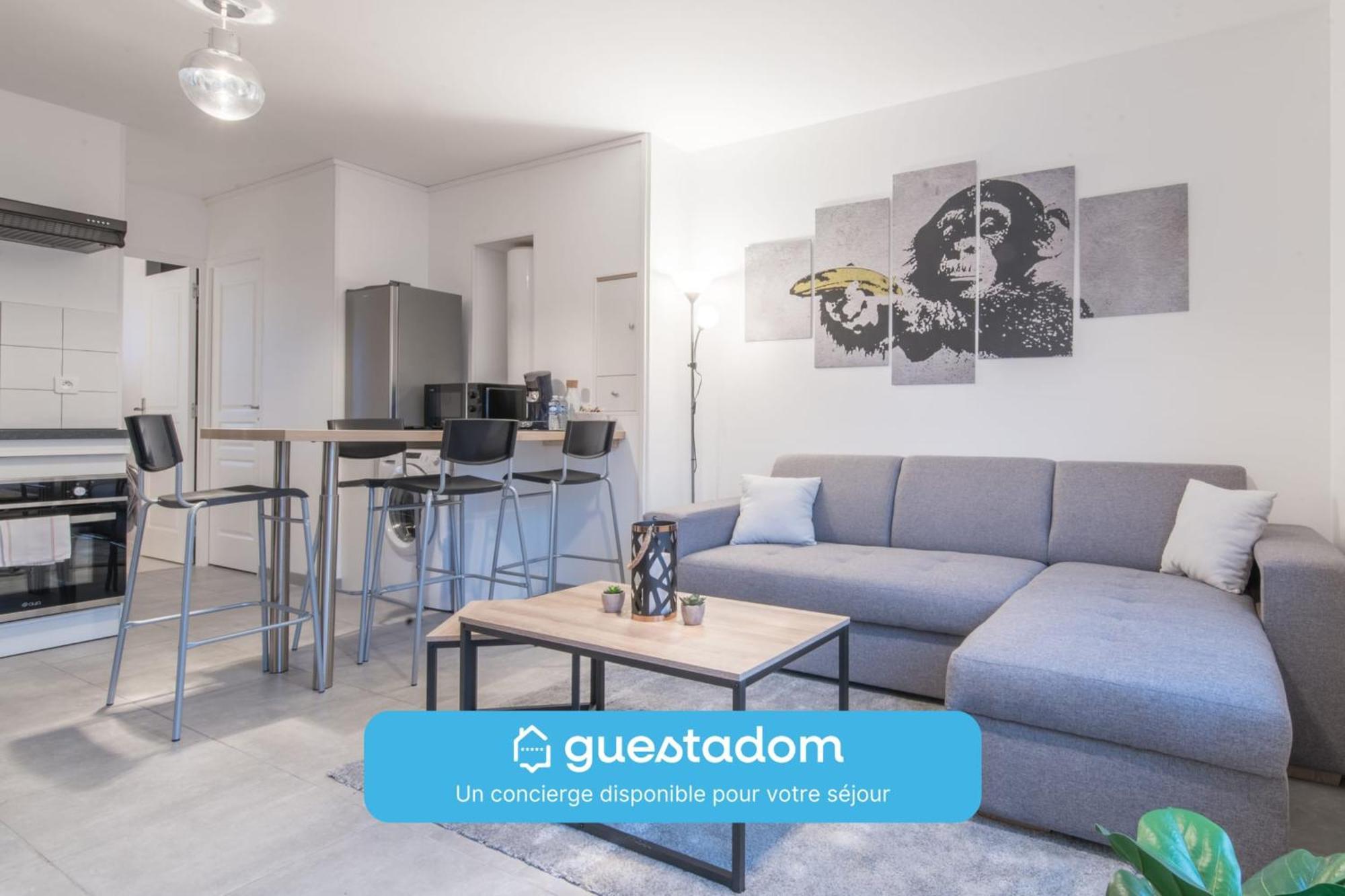 Appartement rénové, proche gare de Saint Nazaire Esterno foto