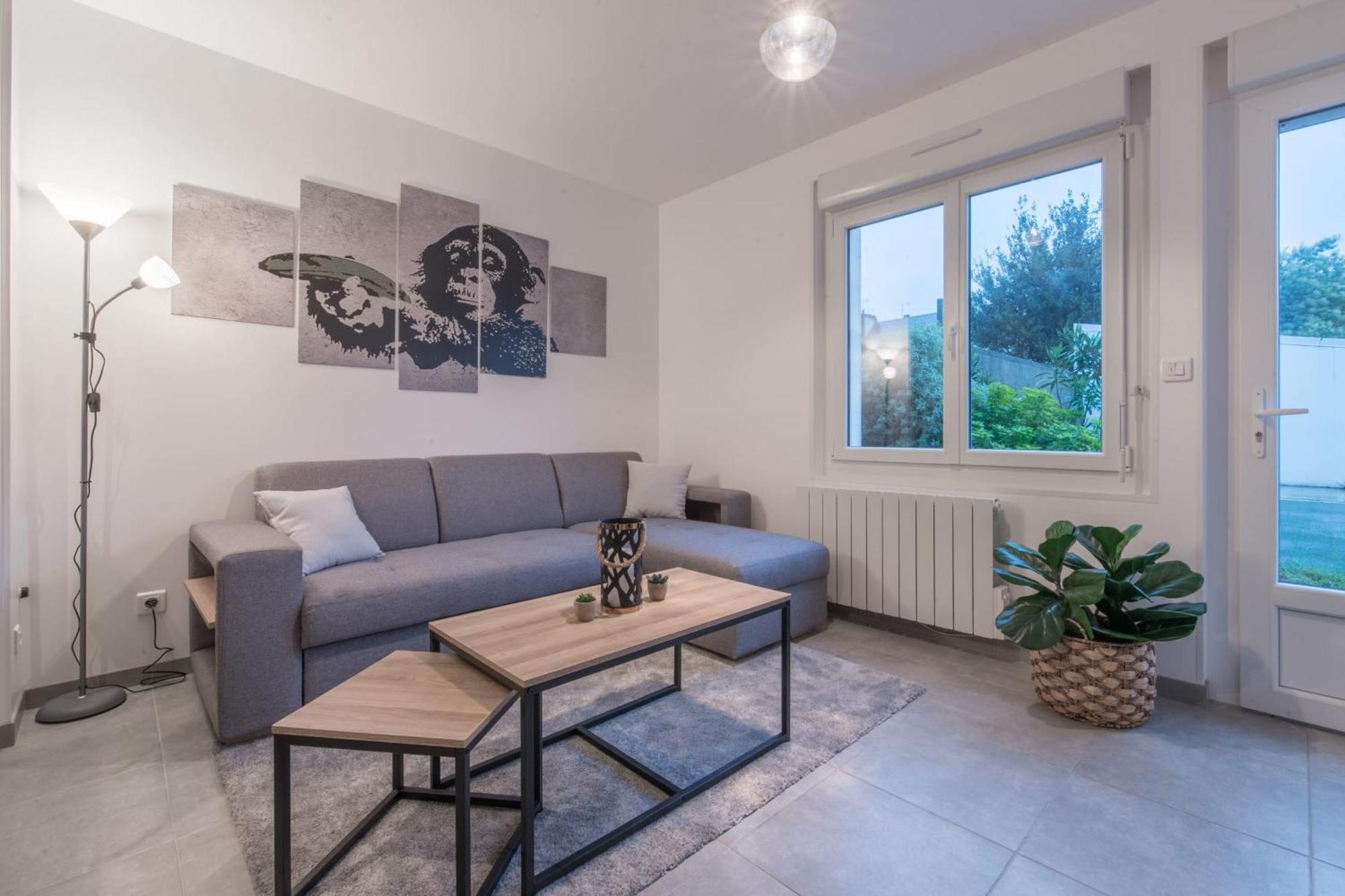 Appartement rénové, proche gare de Saint Nazaire Esterno foto